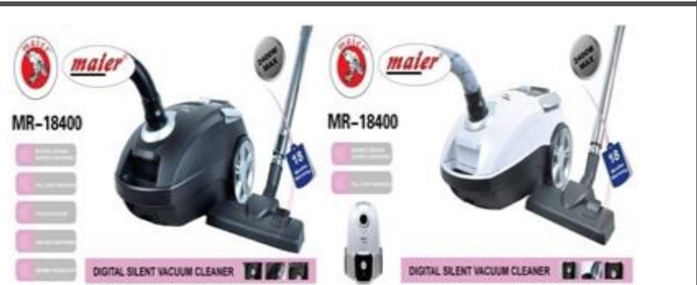 جاروبرقی مایر مدل MR-18400با توان مصرفی 2400وات